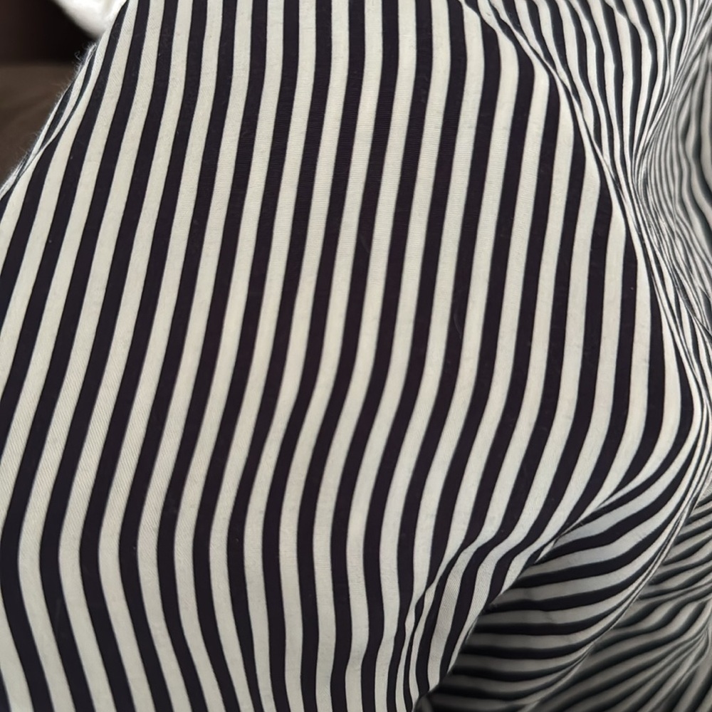 Something Navy striped dress long sleeve size xs - Picture 8 of 12
